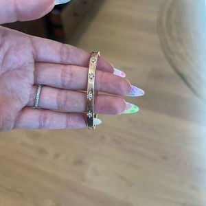 Rose gold Starburst bracelet with diamonds